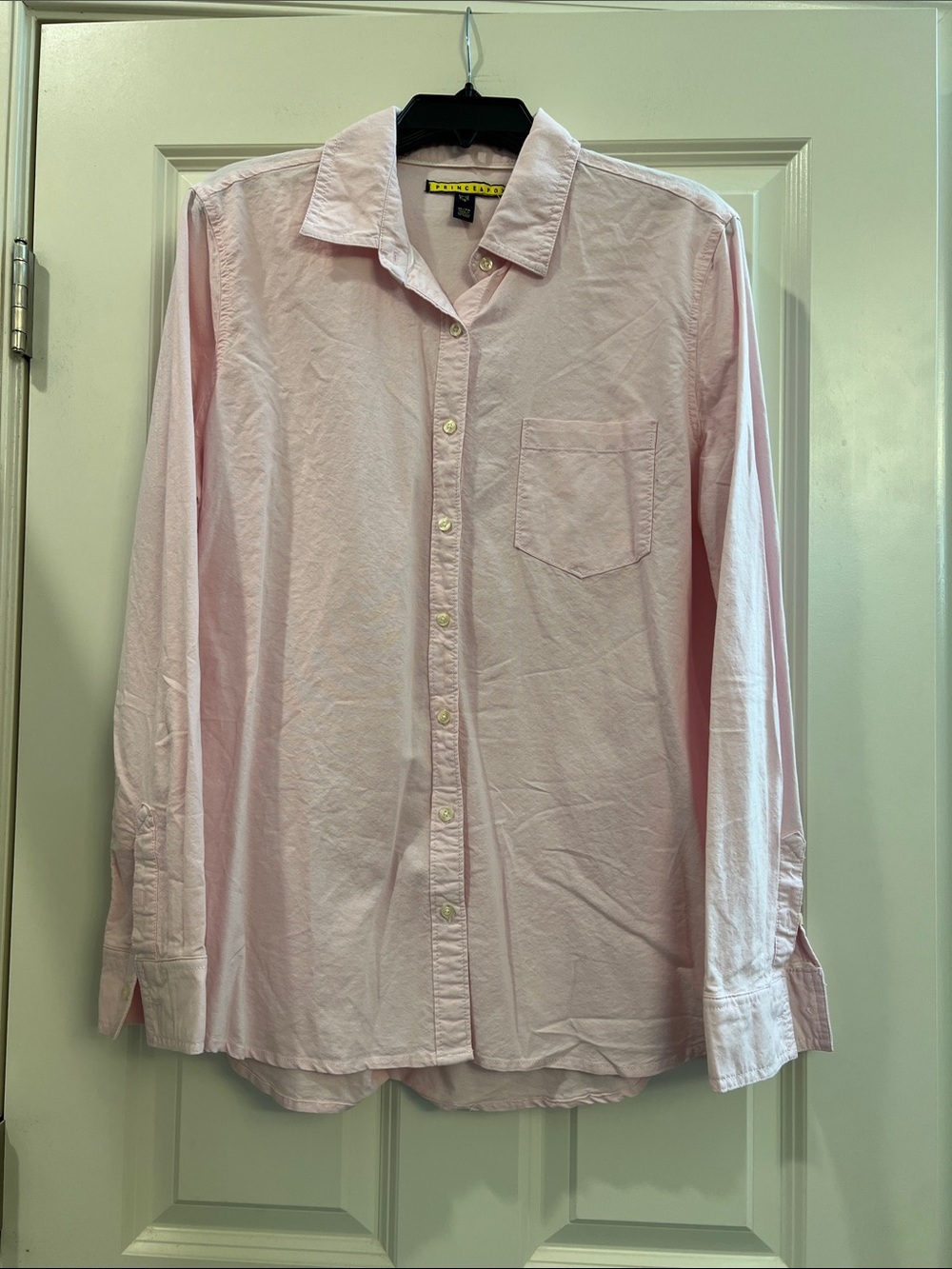 Prince & Fox Pale Pink Long-Sleeve Button-Down Shirt